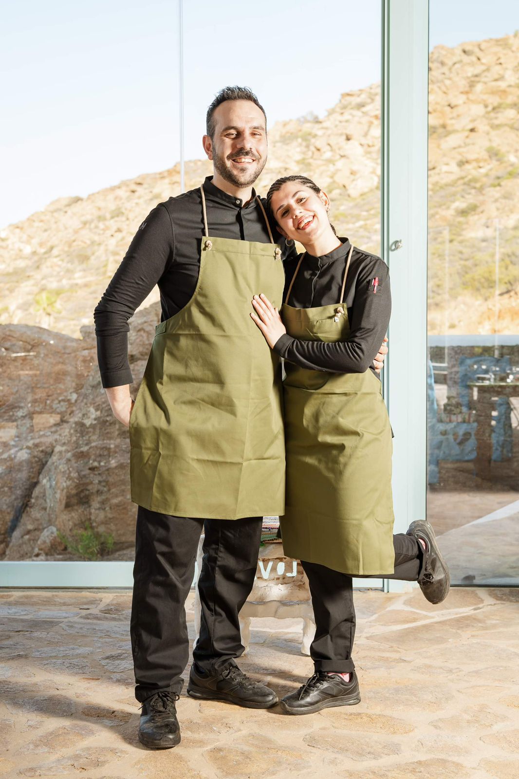 Chef Spyros in Kitchen